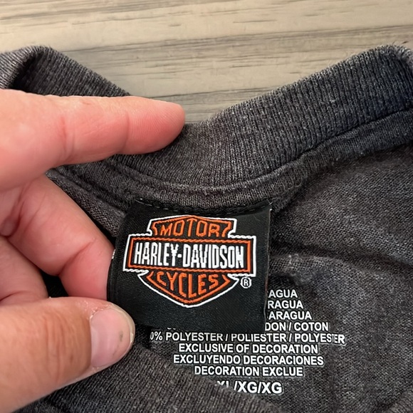 HARLEY DAVIDSON ALASKA GRAY TEE SHIRT MENS SIZE XL - Picture 10 of 12
